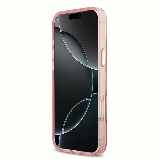 Puzdro MagSafe pre Apple iPhone 17 Pro, Karl Lagerfeld, IML Sketch Logo Choupette, Ružová