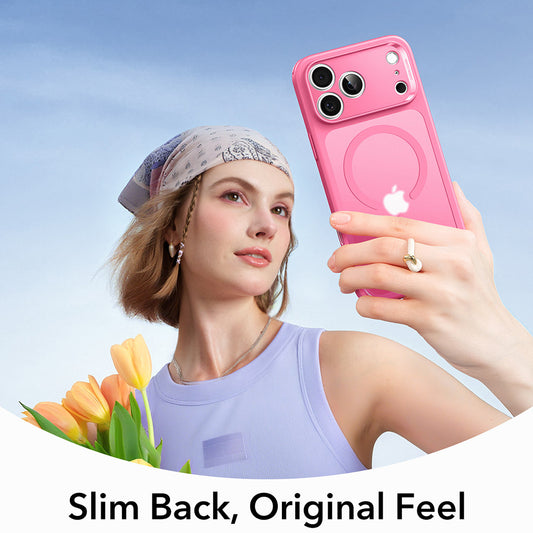 Puzdro MagSafe pre Apple iPhone 17 Pro Max, ESR, Classic Hybrid, Saténové Ružové