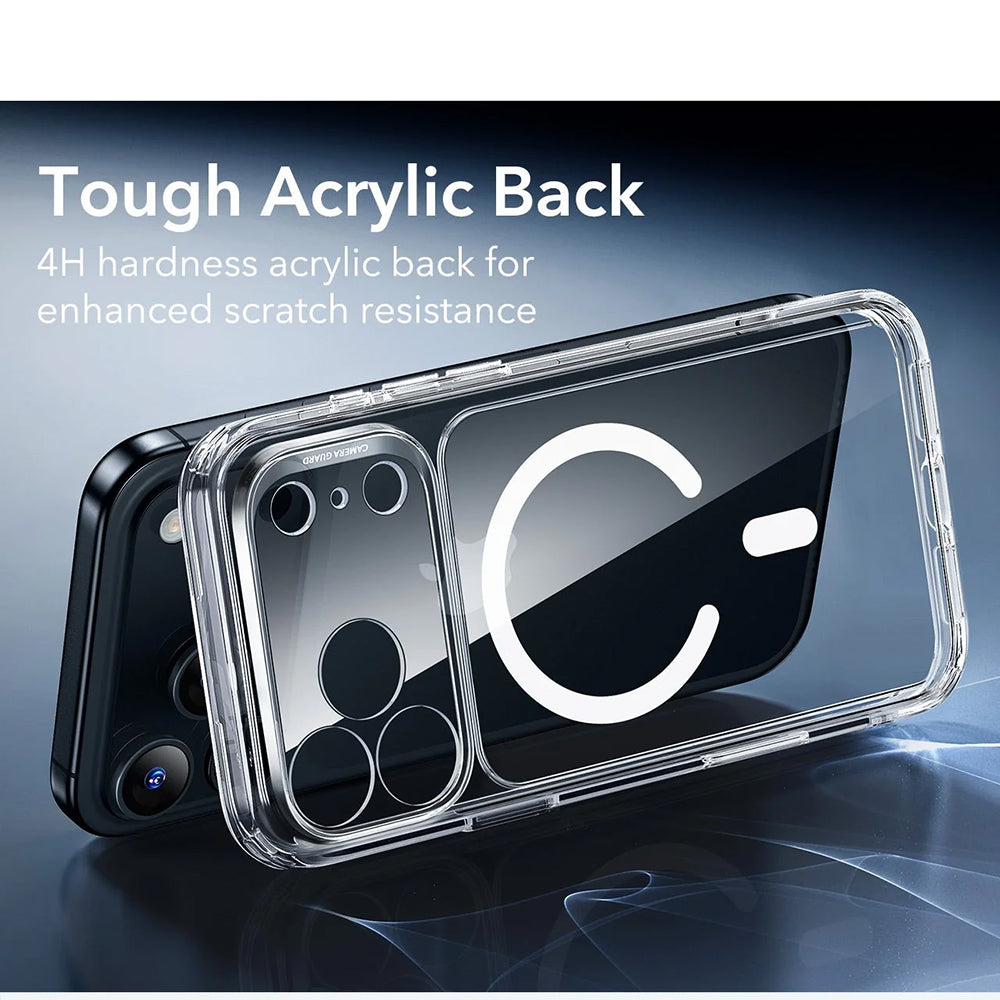 MagSafe Case for Apple iPhone 17 Pro Max, ESR, Classic Hybrid, Transparent