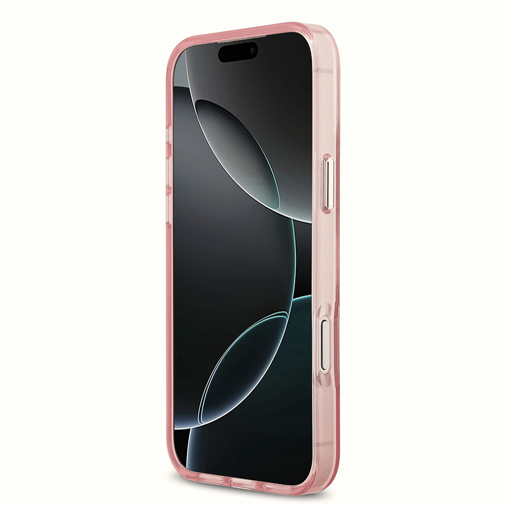 Puzdro MagSafe pre Apple iPhone 17 Pro Max, Karl Lagerfeld, IML Sketch Logo Choupette, Ružová