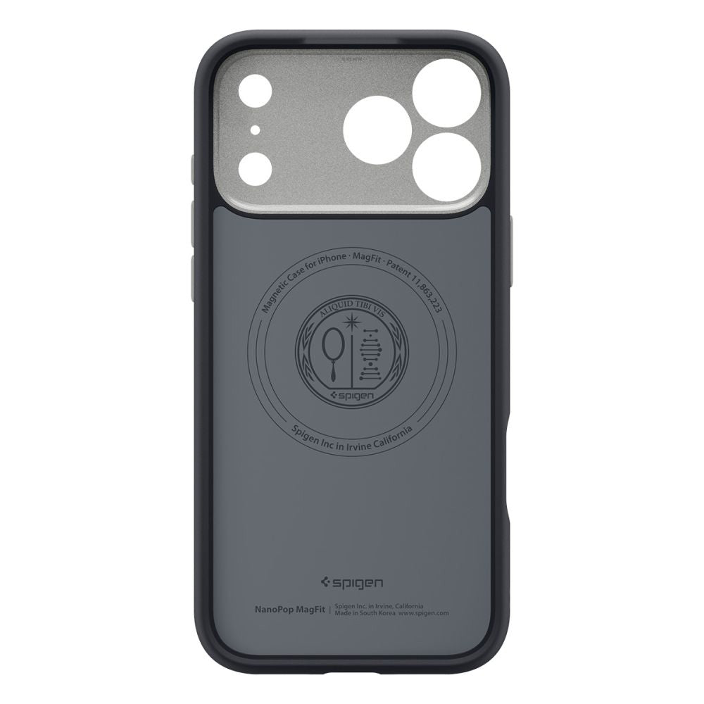 Puzdro MagSafe pre Apple iPhone 17 Pro Max, Spigen, Caseology Nano Pop, Čierne