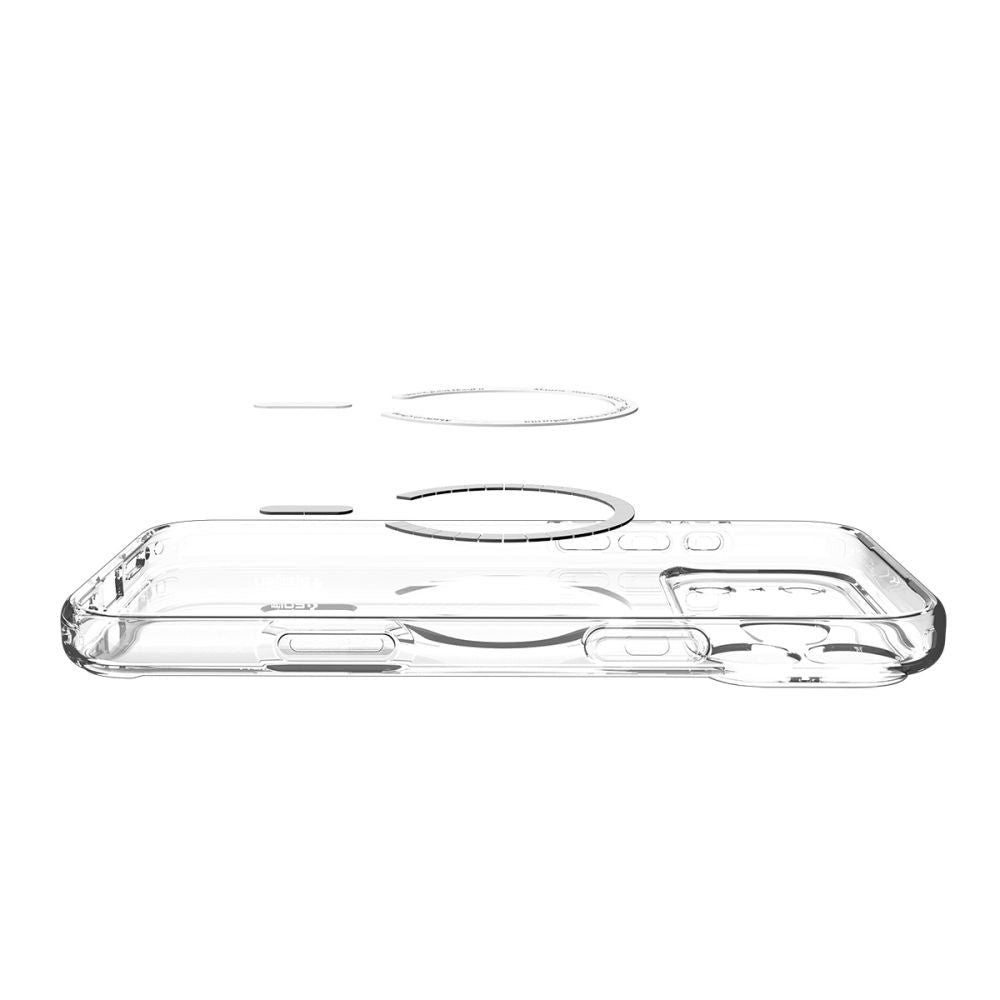Puzdro MagSafe pre Apple iPhone 17 Pro Max, Spigen, Ultra Hybrid, Transparentné Námornícka Modrá ACS11108