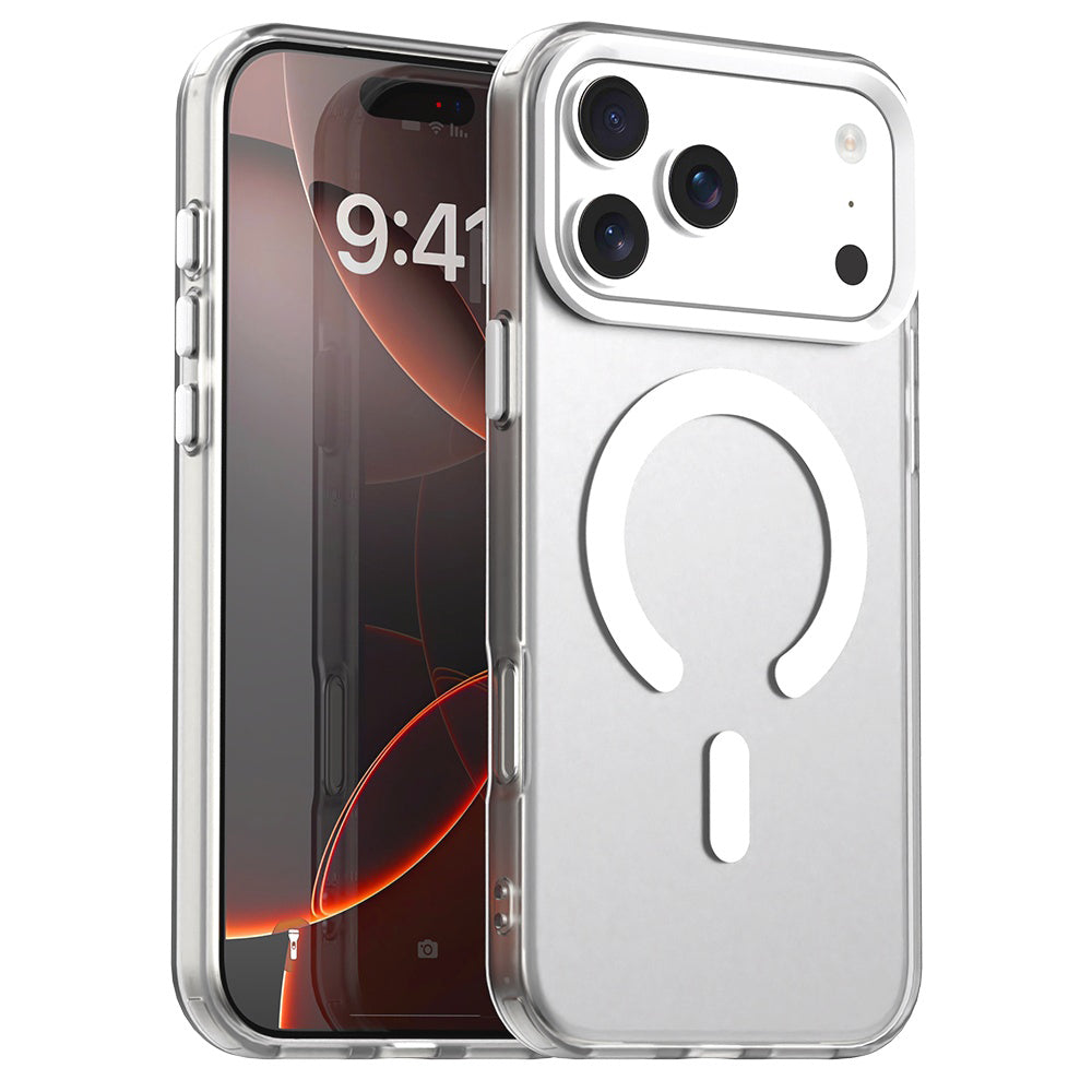 Puzdro MagSafe pre Apple iPhone 17 Pro Max, Techsuit, CandyCase, Biela