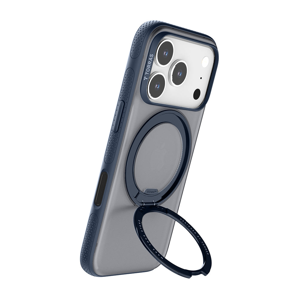 Puzdro MagSafe pre Apple iPhone 17 Pro Max, Torras, Ostand R Fitness, Námornícka modrá