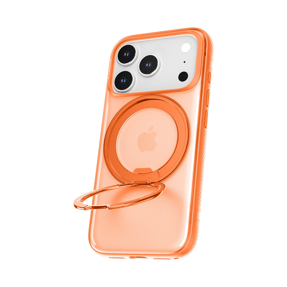 MagSafe Case for Apple iPhone 17 Pro Max, Torras, Ostand R Fitness, Orange