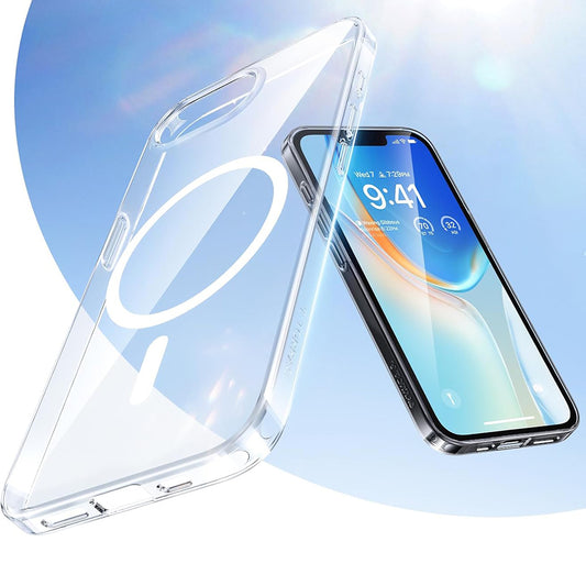 Puzdro MagSafe pre Apple iPhone 17 Pro Max, Torras, SlimFit, Transparentné