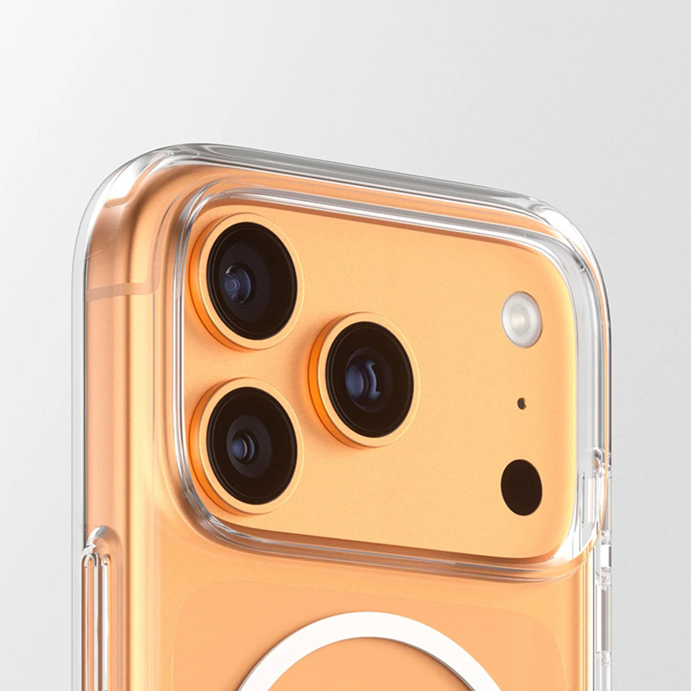 Puzdro MagSafe pre Apple iPhone 17 Pro, PanzerGlass, Care Feature Kickstand, Transparentné