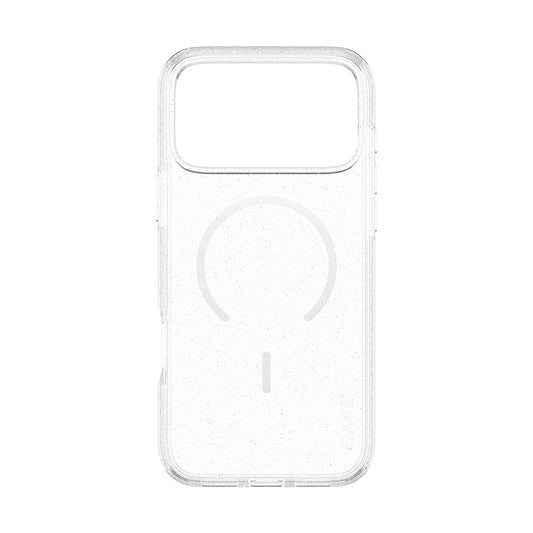 Puzdro MagSafe pre Apple iPhone 17 Pro, PanzerGlass, Care Urban Explorer Star Lit, Biela Transparentná
