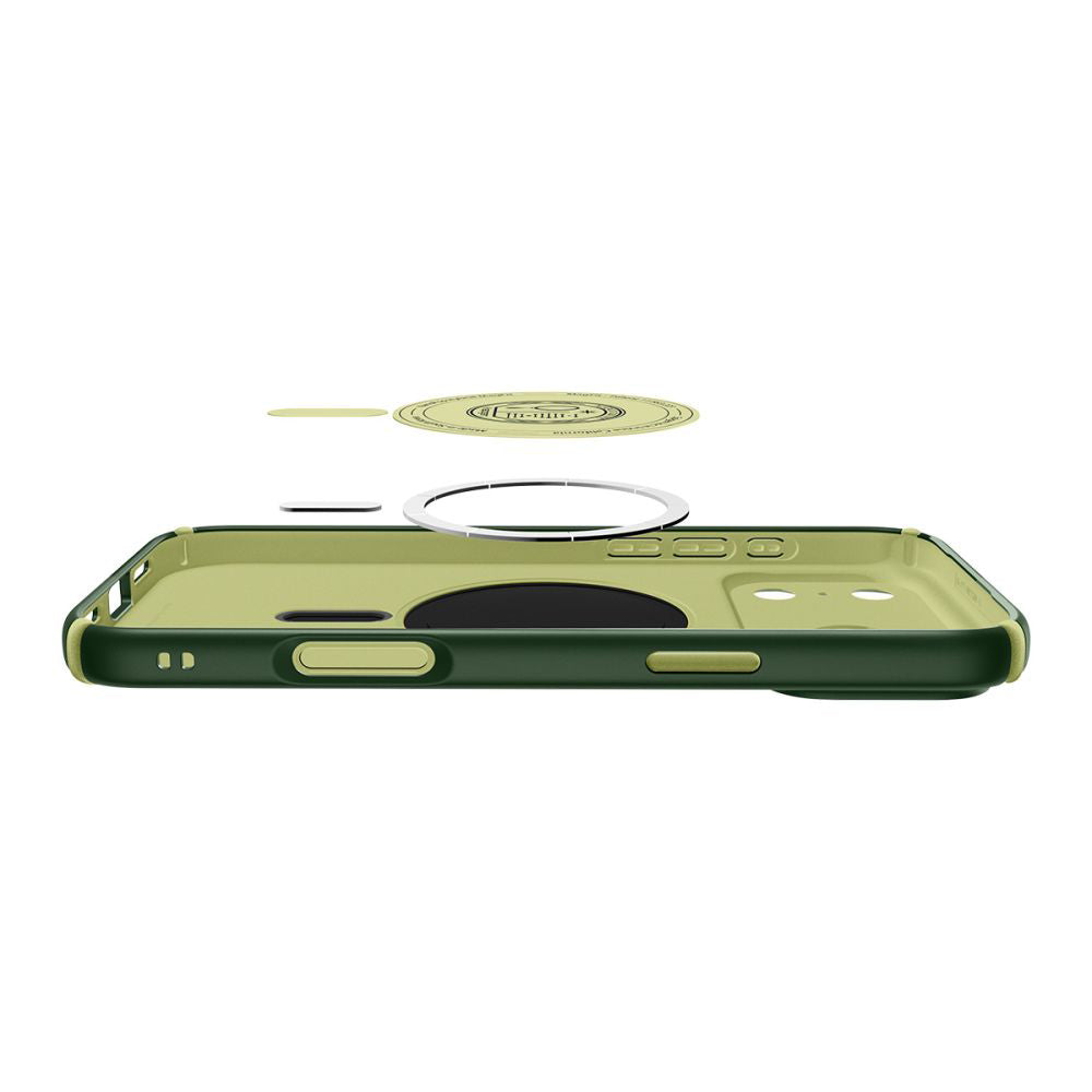 Puzdro MagSafe pre Apple iPhone 17 Pro, Spigen, Caseology Nano Pop Hybrid, Zelená ACS11150