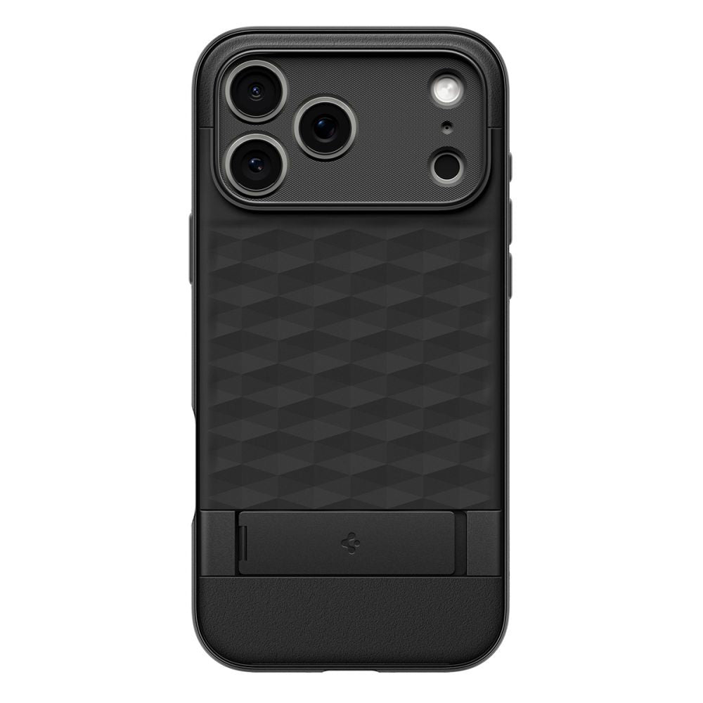 Puzdro MagSafe pre Apple iPhone 17 Pro, Spigen, Caseology Parallax S, Matná Čierna ACS09964