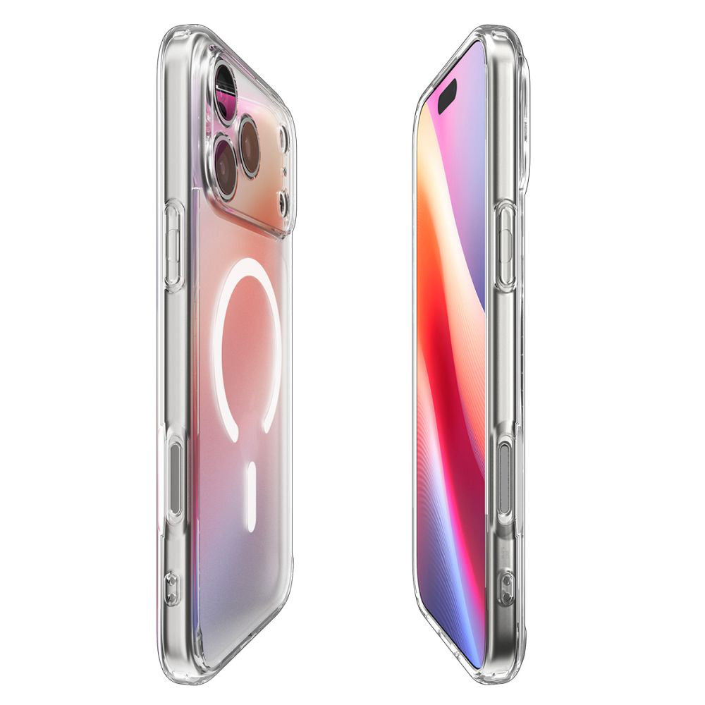 Puzdro MagSafe pre Apple iPhone 17 Pro, Spigen, Ultra Hybrid, Saténová Biela ACS10350