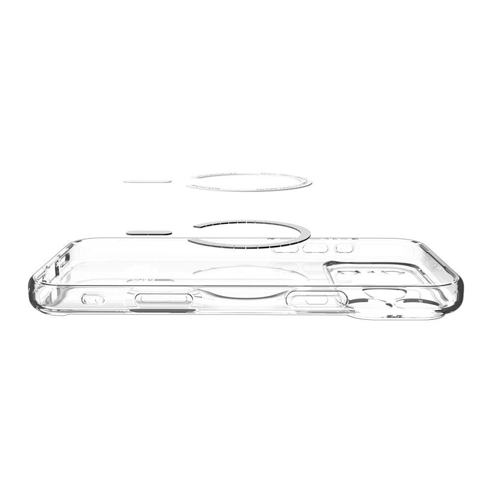 Puzdro MagSafe pre Apple iPhone 17 Pro, Spigen, Ultra Hybrid, Saténová Biela ACS10350