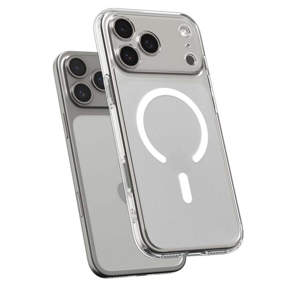 Puzdro MagSafe pre Apple iPhone 17 Pro, Spigen, Ultra Hybrid, Saténová Biela ACS10350