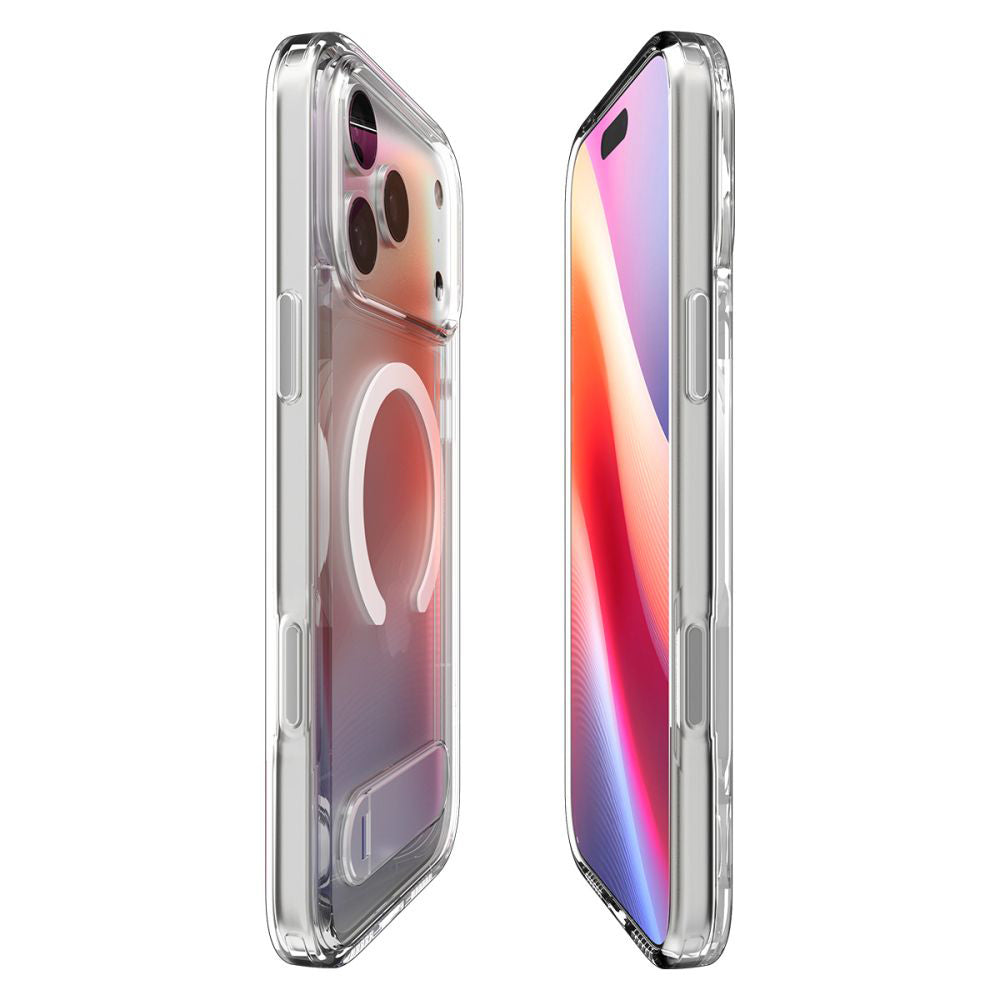Puzdro MagSafe pre Apple iPhone 17 Pro, Spigen, Ultra Hybrid S, Transparentné ACS09946