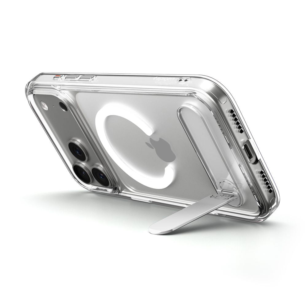 Puzdro MagSafe pre Apple iPhone 17 Pro, Spigen, Ultra Hybrid S, Transparentné ACS09946