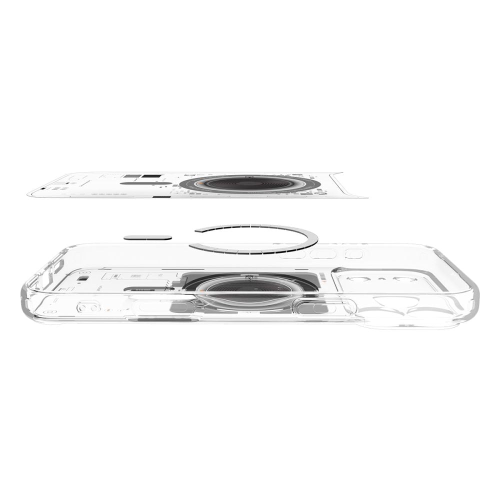 Puzdro MagSafe pre Apple iPhone 17 Pro, Spigen, Ultra Hybrid Neo One, Transparentné ACS10354