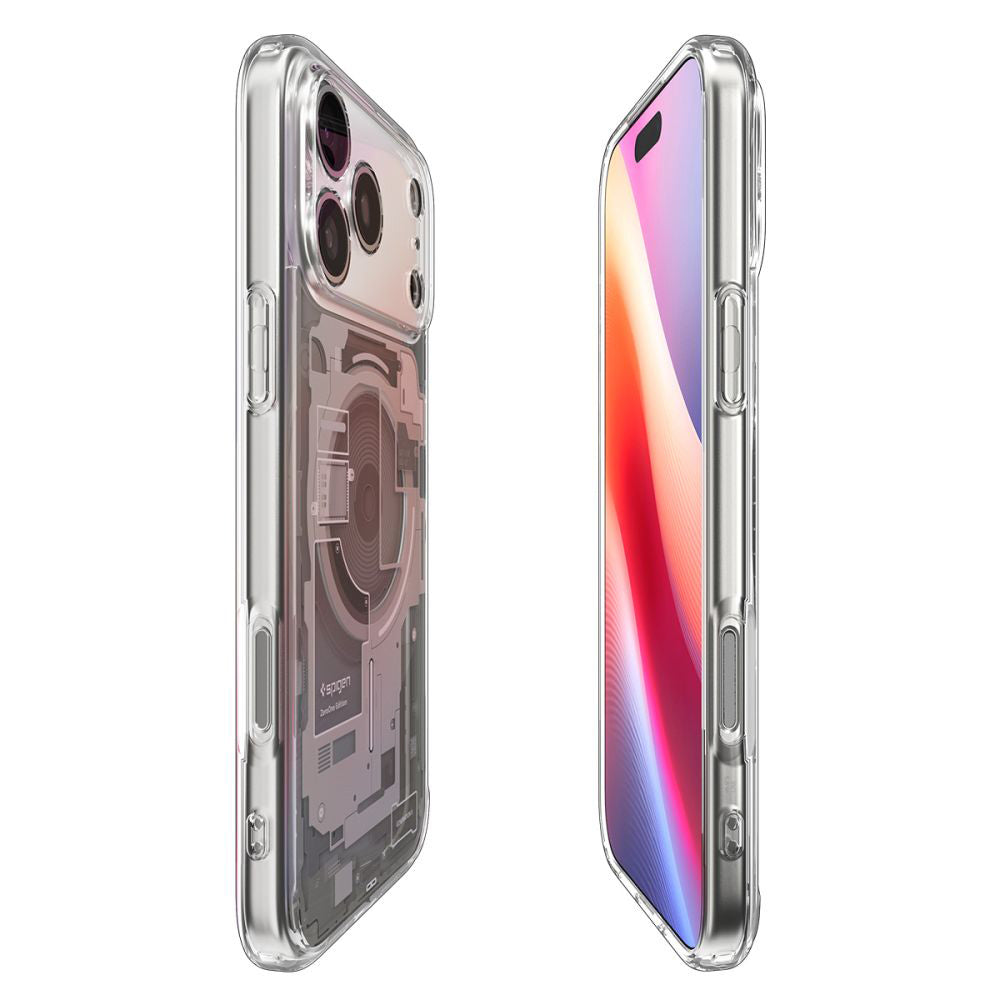 Puzdro MagSafe pre Apple iPhone 17 Pro, Spigen, Ultra Hybrid Zero One, Béžová ACS10352