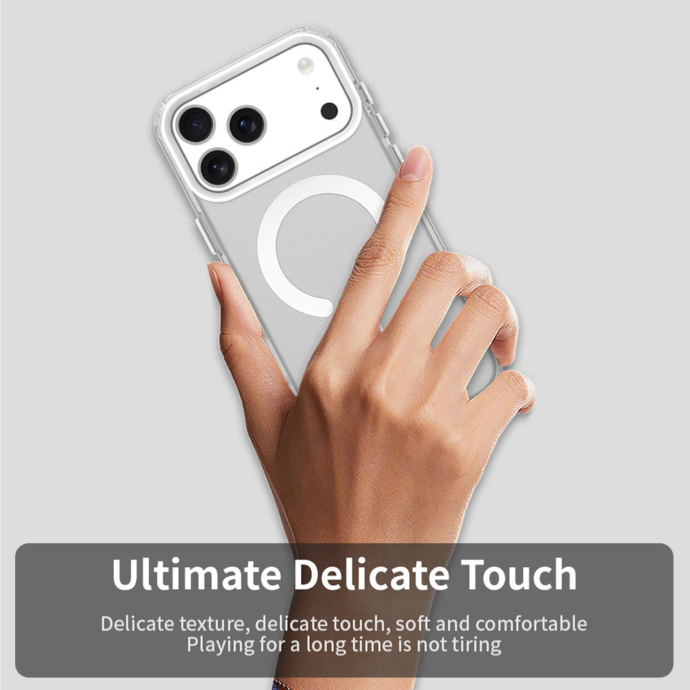 Puzdro MagSafe pre Apple iPhone 17 Pro, Techsuit, CandyCase, Biela