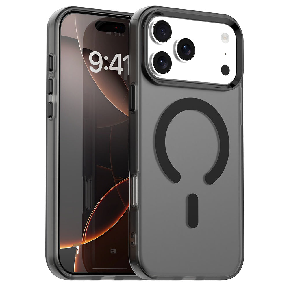 Puzdro MagSafe pre Apple iPhone 17 Pro, Techsuit, CandyCase, Čierne