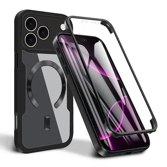 Puzdro MagSafe pre Apple iPhone 17 Pro, Techsuit, ColorVerse 360, Čierne