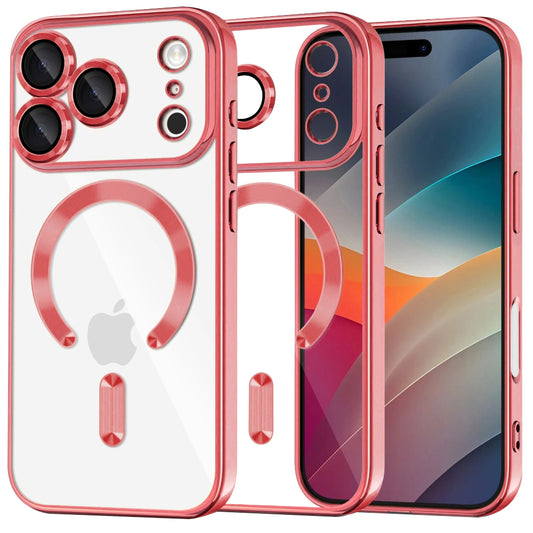 Puzdro MagSafe pre Apple iPhone 17 Pro, Techsuit, Luxury Crystal, Ružové