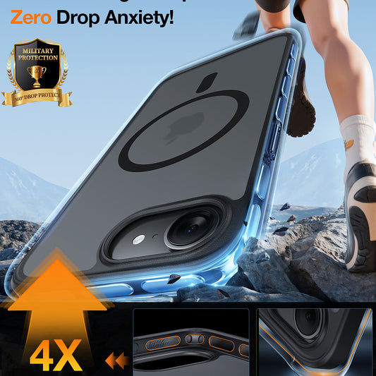 Puzdro MagSafe pre Apple iPhone 17 Pro, Torras, Guardian, Modrá