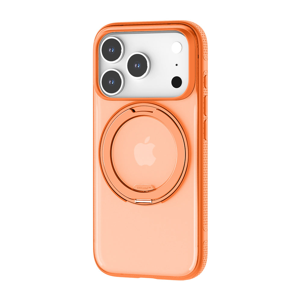 Puzdro MagSafe pre Apple iPhone 17 Pro, Torras, Ostand R Fitness, Oranžové