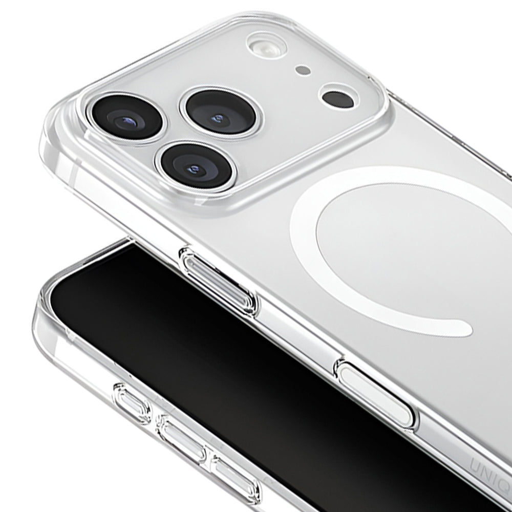 Puzdro MagSafe pre Apple iPhone 17 Pro, UNIQ, AirSuit MagClick, Priehľadné