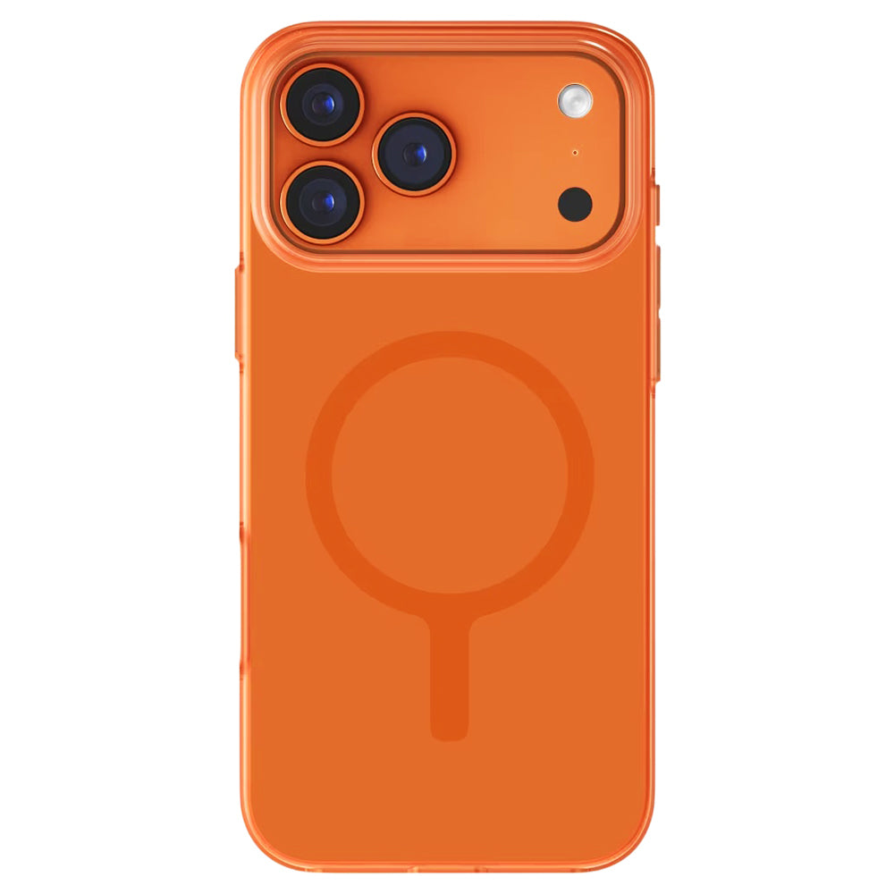 Puzdro MagSafe pre Apple iPhone 17 Pro, UNIQ, Clario MagClick, Oranžové