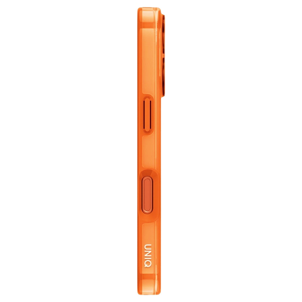 Puzdro MagSafe pre Apple iPhone 17 Pro, UNIQ, Clario MagClick, Oranžové