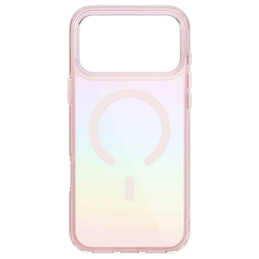 Puzdro MagSafe pre Apple iPhone 17 Pro, UNIQ, Iridescia MagClick, Pastelová modrá