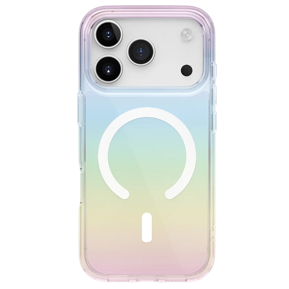 Puzdro MagSafe pre Apple iPhone 17 Pro, UNIQ, Iridescia MagClick, Viacfarebné