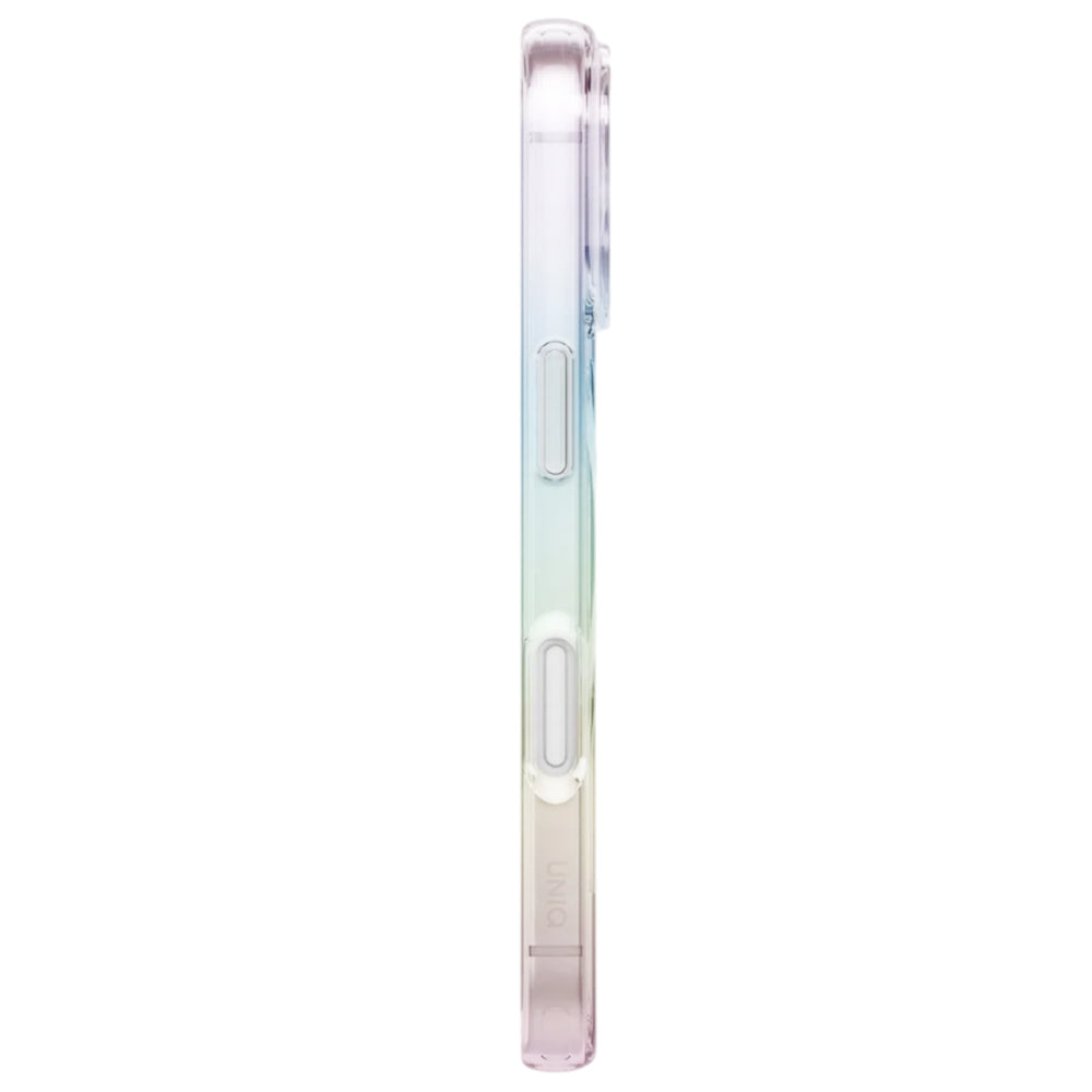 Puzdro MagSafe pre Apple iPhone 17 Pro, UNIQ, Iridescia MagClick, Viacfarebné