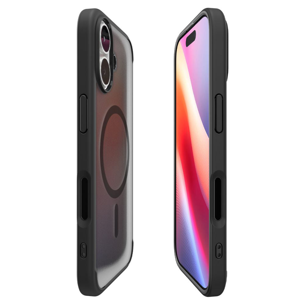 Puzdro MagSafe pre Apple iPhone 17, Spigen, Ultra Hybrid, Saténová čierna ACS10383