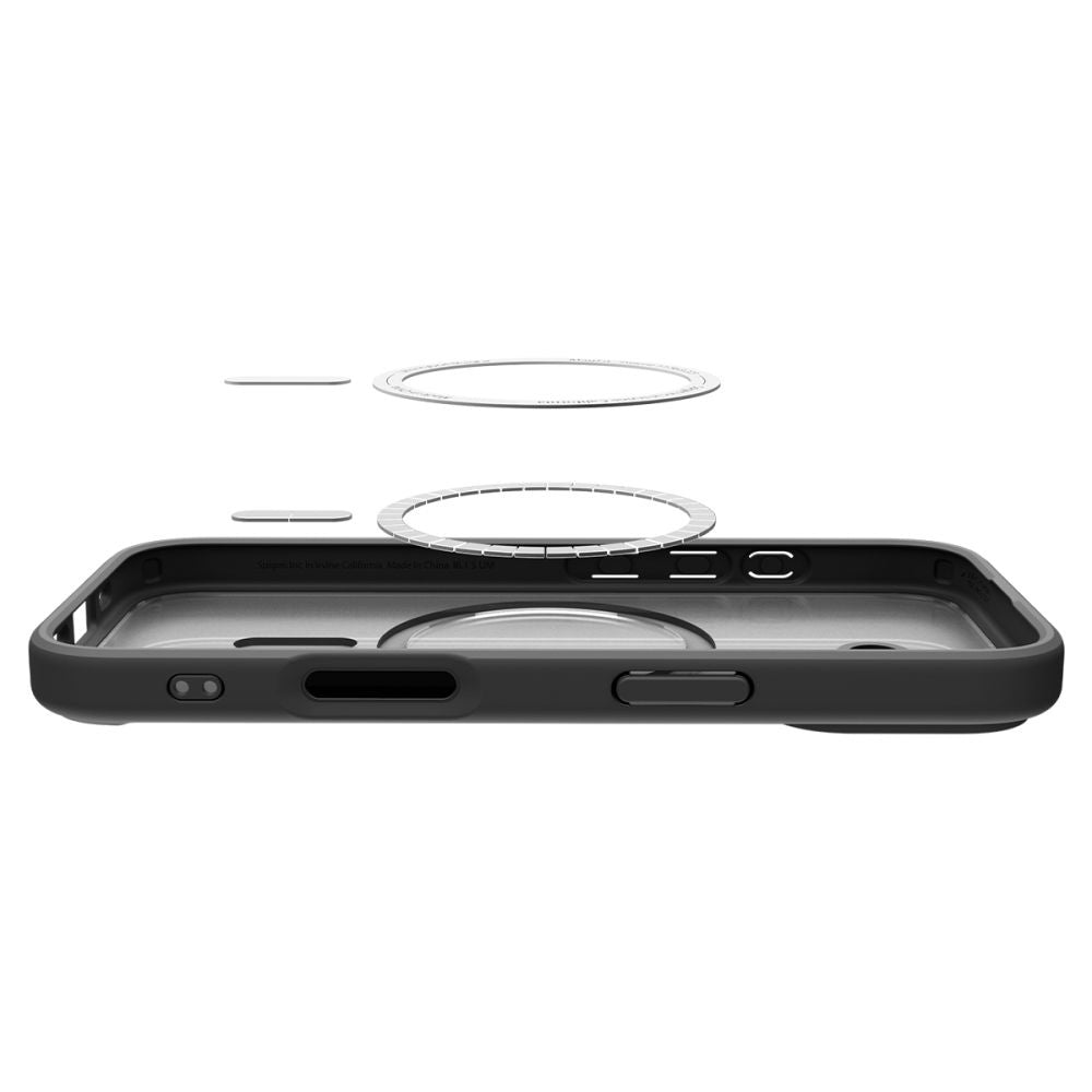 Puzdro MagSafe pre Apple iPhone 17, Spigen, Ultra Hybrid, Saténová čierna ACS10383