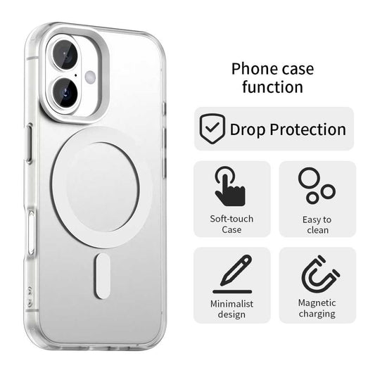 Puzdro MagSafe pre Apple iPhone 17, Techsuit, CandyCase, Biela