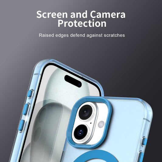 Puzdro MagSafe pre Apple iPhone 17, Techsuit, CandyCase, Modrá