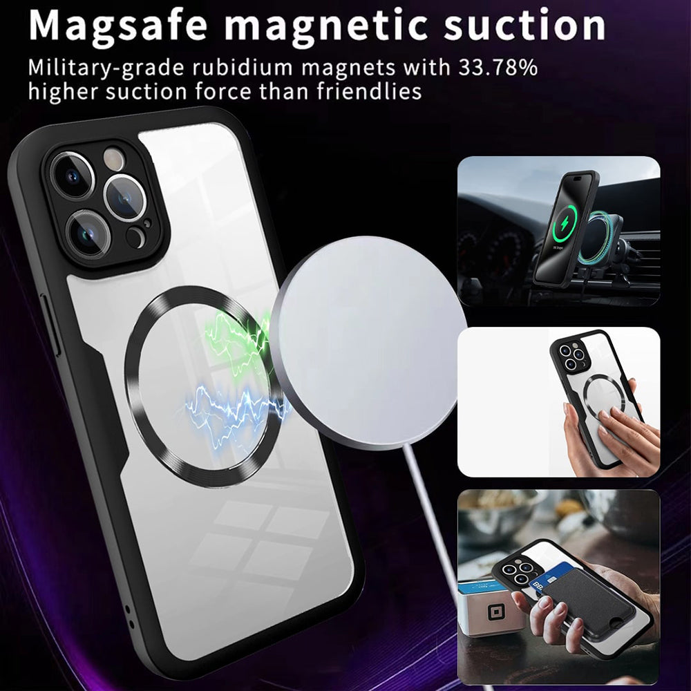 MagSafe Case for Apple iPhone 17, Techsuit, ColorVerse 360, Pink