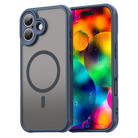 Puzdro MagSafe pre Apple iPhone 17, Techsuit, HaloFrost II, Námornícka modrá