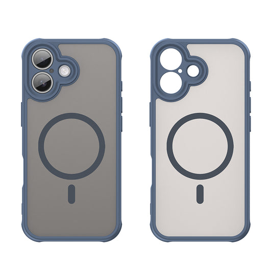 Puzdro MagSafe pre Apple iPhone 17, Techsuit, HaloFrost II, Námornícka modrá