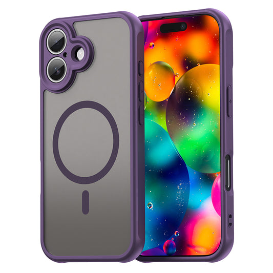 Puzdro MagSafe pre Apple iPhone 17, Techsuit, HaloFrost II, Fialové