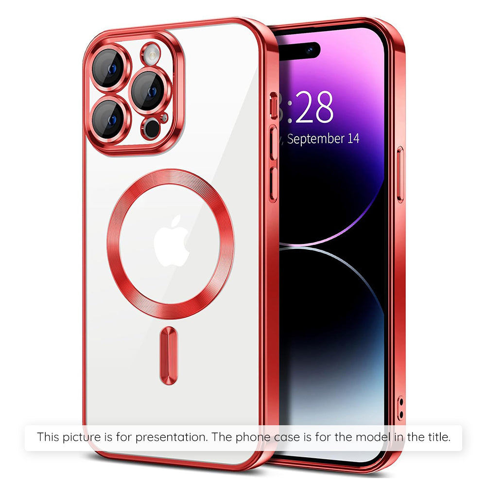 Puzdro MagSafe pre Apple iPhone 17, Techsuit, Luxury Crystal, Ružové
