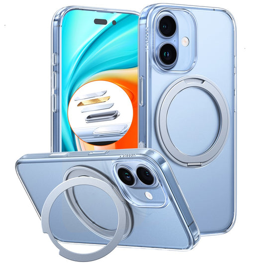 Puzdro MagSafe pre Apple iPhone 17, Torras, Ostand Pro, Transparent