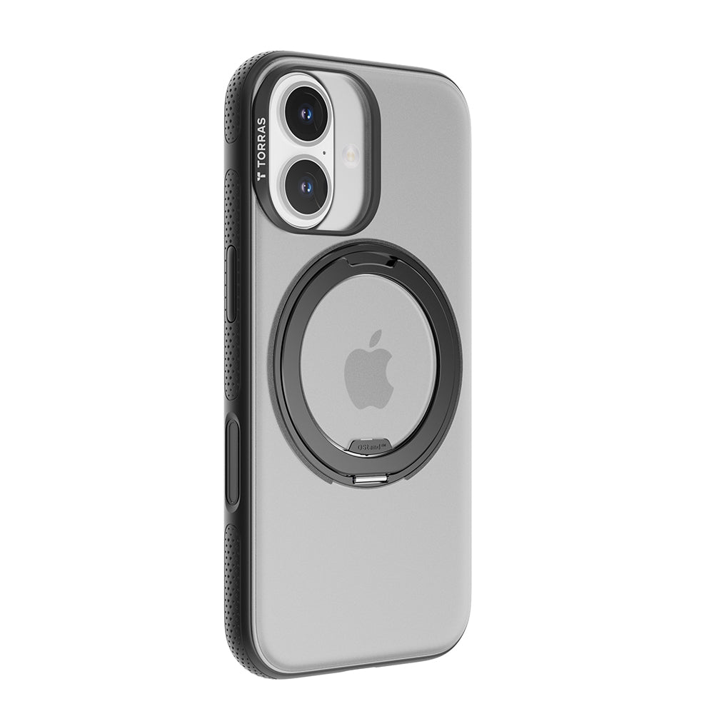 Puzdro MagSafe pre Apple iPhone 17, Torras, Ostand R Fitness, Čierne