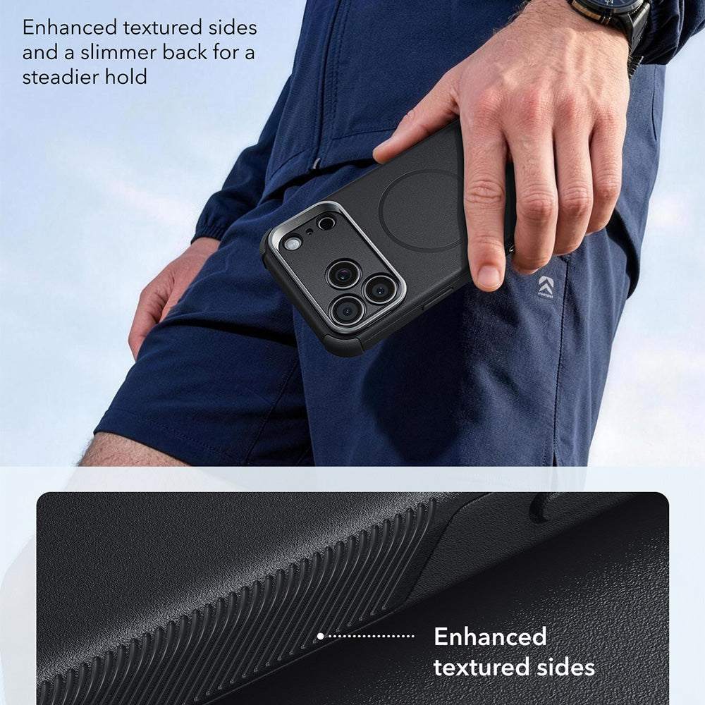 MagSafe puzdro pre Apple iPhone 18 Pro / 17 Pro, ESR, Cyber Armor Kickstand, Čierne