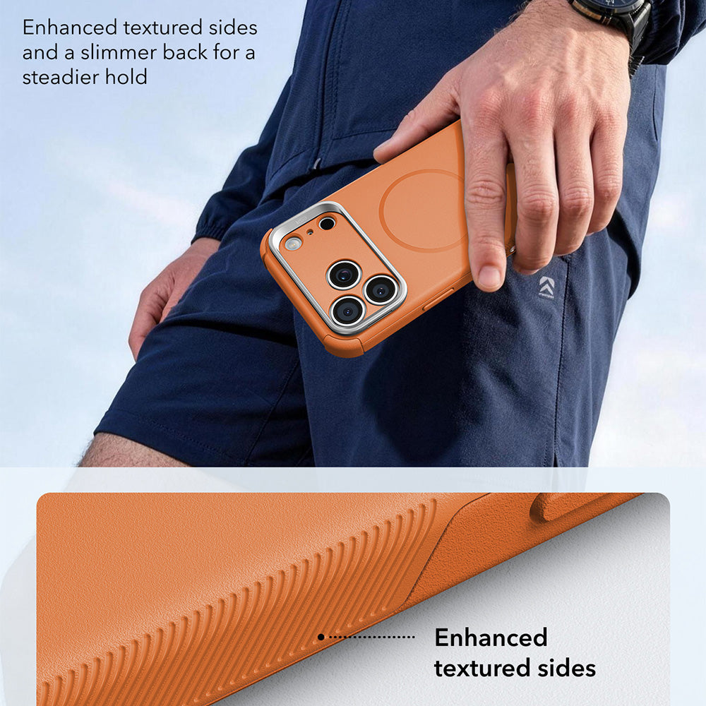 MagSafe puzdro pre Apple iPhone 18 Pro / 17 Pro, ESR, Cyber Armor Kickstand, Oranžové