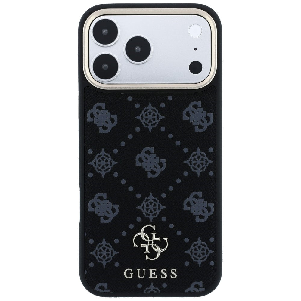 MagSafe puzdro pre Apple iPhone 18 Pro / 17 Pro, Guess, Peony 4G Small Logo, Čierna