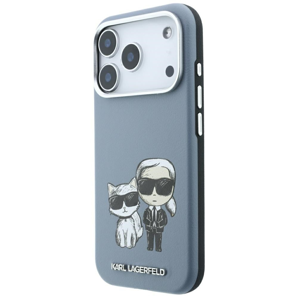 MagSafe puzdro pre Apple iPhone 18 Pro / 17 Pro, Karl Lagerfeld, KC Bodies Sketch, Bleu