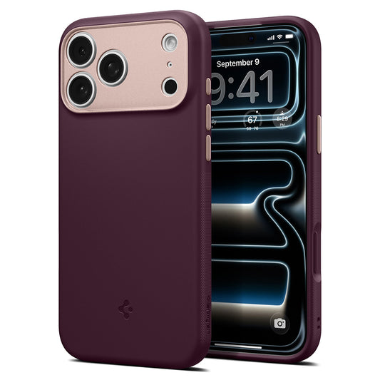 MagSafe puzdro pre Apple iPhone 18 Pro / 17 Pro, Spigen, Caseology Nano Pop, vínové ACS12179