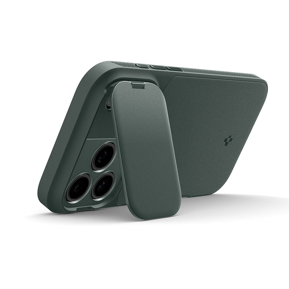MagSafe puzdro pre Apple iPhone 18 Pro / 17 Pro, Spigen, Optik Armor, Zelené ACS09954